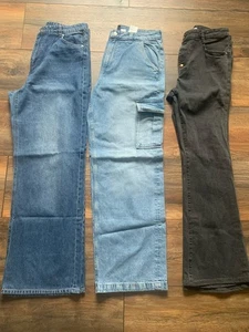 Tolles Paket Hosen Jeans Wide Leg Baggy Flared 💫 3 Stück 💫 42 44 XL H&M Zara - Bild 1 von 8