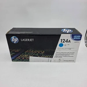 Cartuccia stampa ciano HP 124A Q6001A nuova - Foto 1 di 4