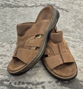 Fat Face Herren Leder Gaucho Sliders Größe UK 11 EU 45 sehr guter Zustand - Bild 1 von 8