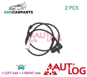 ABS WHEEL SPEED SENSOR PAIR FRONT AS4293 AUTLOG 2PCS NEW OE REPLACEMENT - Picture 1 of 5
