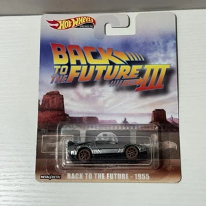 Hot Wheels "Back To The Future III" Time Machine-1955, Wood-Wheels! - Picture 1 of 3