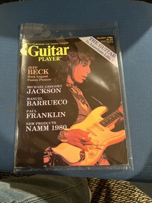 Guitar Player October 1980 with Jeff Beck - Image 1 of 2