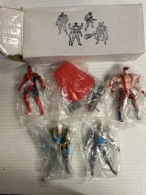Marvel Sears ToyBiz Mail Away X-Force Set Deadpool Stryfe Cable Sealed Figs 1992 - Image 1 of 4