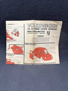 IMC Volkswagen AA/Altered Coupe Instructions Original Manual 1964 Model 114 - Picture 1 of 4