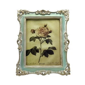 6x8 Vintage Picture Frame Antique Ornate Green Photo Frame, for Table Top and... - Picture 1 of 6