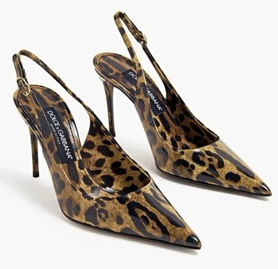 Zapatos de tacón de aguja Dolce&Gabbana con puntera puntiaguda de leopardo talla 36,5 precio de venta sugerido por el fabricante $1.145 Foto 1 de 4