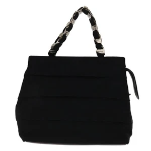 Salvatore Ferragamo Vara schwarze Canvas Handtasche authentisch - Bild 1 von 21