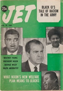 JET MAGAZINE AUGUST 28, 1969 *WHAT NIXON'S WELFARE PLAN MEANS TO BLACKS* - Picture 1 of 1