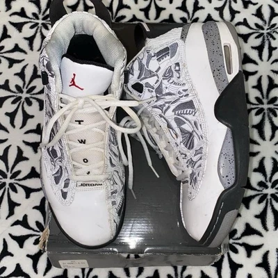 Air Jordan Dub Zero - 9,5 мужские - белые/цементные - оригинальная коробка Jordan - Изображение 1 из 4