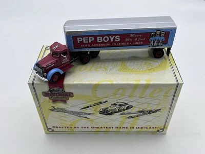 Matchbox DYM35267 The Pep Boys 1939 Peterbilt Tractor Trailer 1:100 Scale  - Image 1 of 4