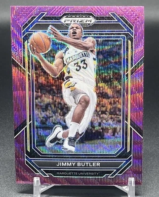 Selecciones del draft de la NBA Prizm 2023 Jimmy Butler Purple Wave Miami Heat Foto 1 de 2