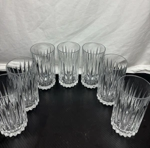 7 Highball Glass Classic by Cristal D'Arques - Durand 5 3/4" x 3" Hand Blown GUC - Picture 1 of 6