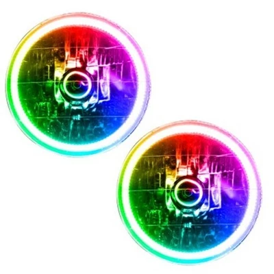 Faros LED preensamblados ORACLE para 97-06 Wrangler TJ-ColorSHIFT sin CNT Foto 1 de 3