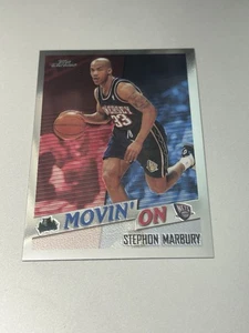 1998-99 Topps Chrome Movin On Stephon Marbury #223 New Jersey reti basket - Foto 1 di 2