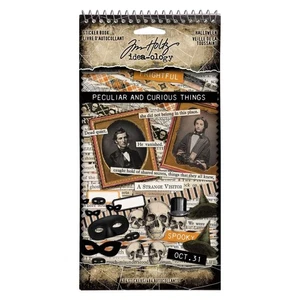 Tim Holtz ~ PECULIAR AND CURIOUS THINGS ~ Halloween Sticker Book ~ Idea-ology - Picture 1 of 2