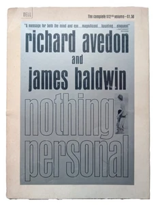 Avedon, Richard - Baldwin, James - Nothing Personal - Primera Edición - (1964) - Imagen 1 de 5