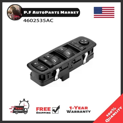 Interruptor de ventana 4602535AC para Dodge Avenger Chrysler 200 2008-2013 Foto 1 de 4