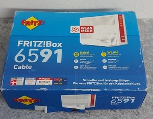 AVM Fritz!Box 6591 Cable Router - Top Zustand - original verpackt - Bild 1 von 2