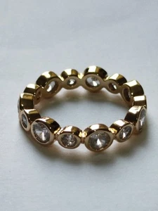 Ladies White Sapphire Full Eternity Ring - Picture 1 of 5