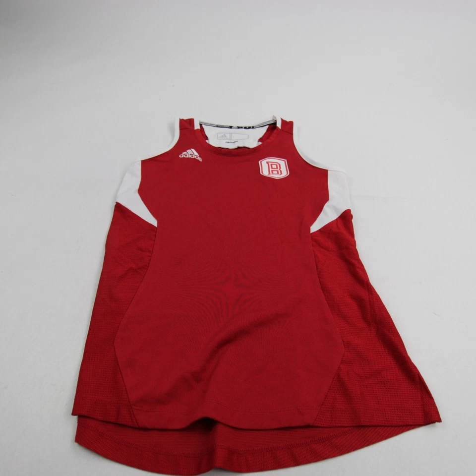 Bradley Braves adidas Climalite Sleeveless Shirt Women's Red Used - Image 1 of 1