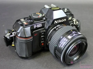 Nikon F-501 AF Spiegelreflexkamera mit Nikkor 35-70mm Objektiv, gebraucht - Bild 1 von 7