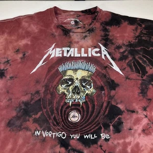 METALLICA In Vertigo You Will Be Heavy Metal Rock Band Concert Tour T SHIRT XL - Picture 1 of 4