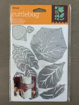 Cricut Cuttlebug Cut & Emboss Dies, Seasonal Foliage - Image 1 of 2