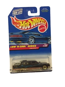 Hot Wheels Low 'N Cool Series #4 de 4 Coches Limusina Coleccionista #716 Negro Nuevo en Paquete - Imagen 1 de 4
