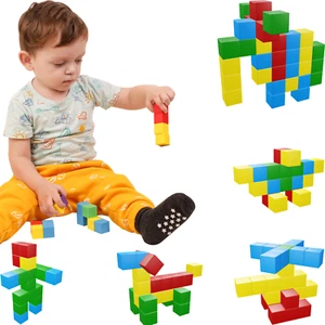 Intock magnetische Bausteine für Kinder, ""MONSTER"" 40 Stck. STAMM magnetische Würfel - Bild 1 von 6