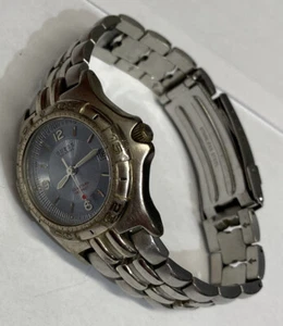 Damen Guess Waterpro Datum Uhr blaues Zifferblatt 32mm Gehäuse neue Batterie schön - Bild 1 von 11