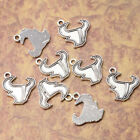 Tibetan silver plated bull head charm pendants  36pcs  EF3534