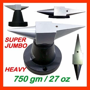 750 g / 1 lb 11 oz Jumbo Cuerno Yunque Herramienta de Banco Pesado Acero Endurecido Formación de Metal - Imagen 1 de 5