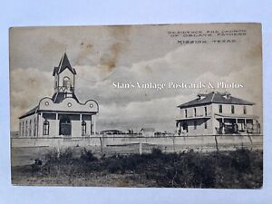 Mission, Texas 1913 Pères oblats ~ Église ~ Résident ~ 1913 ~ Carte postale