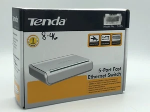 Tenda S105 5-Port Fast Ethernet Switch Plug and Play, Full/half duplex, Auto MDI - Picture 1 of 7