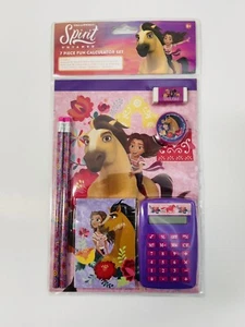 Spirit Kids Calculator School Supplies Set - 7 Piece Bundle for Back to School - Picture 1 of 2