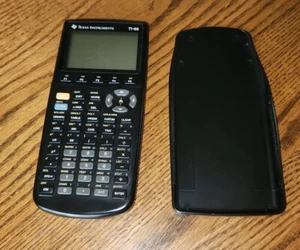 Texas Instruments TI-86 Black Graphing Calculator w/ Cover Tested Works - Picture 1 of 2