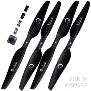 XOAR DJI Inspire 2 Carbon Fiber Propellers Props 1550 + Self-Tightening Adapter - Picture 1 of 5