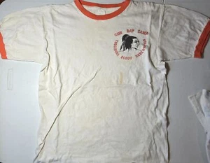 Camiseta Campamento Tuscarora Council Años 80 De Colección 18.5 pulgadas P-P Boy Scout of America - Imagen 1 de 3