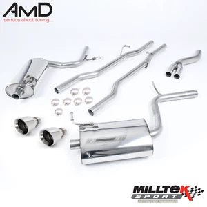Milltek Audi A4 2.0 TFSI Quattro B7 Exhaust System Non Resonated SSXAU516 - Picture 1 of 4