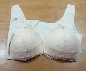 MAZEL STYLE 5XL BRA CREAM SEAMLESS BRAND NEW IN PACKET - Picture 1 of 5