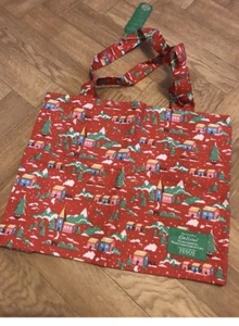 CATH KIDSTON CHRISTMAS TOWNS RETIRED RARE TESCO SHOPPING BAG - Picture 1 of 4