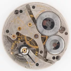Movimiento Reloj Bolsillo Antiguo Waltham Riverside 16 Talla 21 Joyas, Mantiene el Tiempo - Imagen 1 de 4