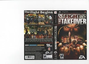 Def Jam Fight For NY Takeover PSP ARTWORK ONLY Authentic NO GAME - Picture 1 of 1