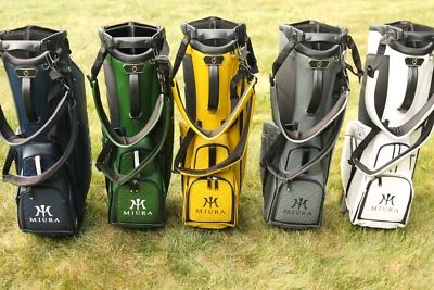 NEW MIURA GOLF X VESSEL GOLF PLAYER IV STAND BAG  (BLACK or WHITE ONLY) - Image 1 of 4