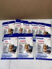 Lot of 8 Epson Glossy Photo Paper - 20 Sheets 4" x 6" Ink Jet Printer Paper New