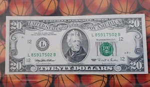1995 $20 Twenty Dollar Bill Federal Reserve Note Vintage United States - Picture 1 of 3