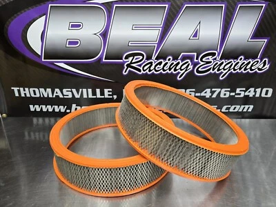 Set Of 2 FRAM HPCA3 Racing Air Filter High Perf 14"x3.5" Circle Track - Image 1 of 2