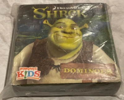 Shrek Dominoes New, Sealed Popeyes Kids Meal Toy, Dreamworks - Image 1 of 2