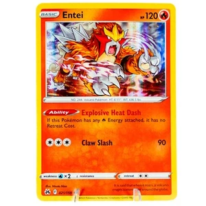 Pokemon TCG Entei #21 Sword & Shield - Crown Zenith Holo - Picture 1 of 2