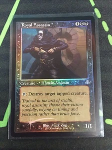 MTG Magic The Gathering Royal Assassin Foil Retro Frame Black Commander - Picture 1 of 1
